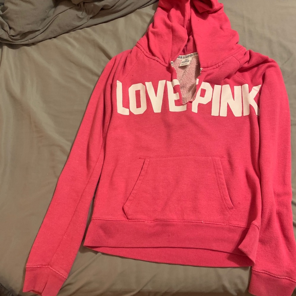 Pink hoodie